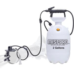 Pesticide Sprayer - Insecticide and Mosquito Mister System - Pest Control System for Fleas, Ticks, and Mosquitos - Mist-PRO+ 2-Gallon Tank Sprayer Kit