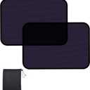 ZATOOTO Car Window Shades Semi-Transparent Cling Sunshade for Medium and Large Car Window Covers UV & Privacy Protection for Camping, Napping and Relaxing Auto Covers 2 Pack,20.87 * 13.78 in