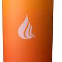 HYDRO CELL Easy Sip Coffee Cap for Wide Mouth Water Bottles - BPA Free Flip Top Replacement Lid - 64 oz, 40 oz, 32 oz, 24 oz, 18 oz, 14 oz. Sports Top Accessories (Orange Coffee Cap, 14oz-64oz)