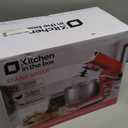 Kitchen in the box Stand Mixer,3.2Qt Small Electric Food Mixer,6 Speeds Portable Lightweight Kitchen Mixer for Daily Use with Egg Whisk,Dough Hook,Flat Beater (Blue)