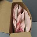 TaoBary 100 Pcs 8 Inch Bakery Boxes 8 x 6 x 2.5 Inch Cookie Pastry Boxes with 2 Style Window for Cookie Treat Chocolate Strawberries Cupcakes Candy Muffins(Black)