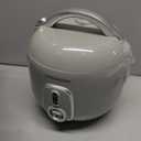 Durable Rice Cooker Small 3-Cup (Uncooked)/6-Cup (Cooked) for 1-3 People, 1 Quart Non-stick Mini Rice Cooker, Perfect for White/Brown Rice, Porridge, Soup, and Hot Pot, Auto Keep Warm 12 hours(Sage Green)