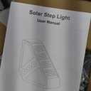 Ahaorigin Solar Step Lights for Outside, 8 Pack Bright LED Spot Lens Triangle Solar Stair Light Outdoor Waterproof, Outdoor Deck Lights for Yard Porch Patio Driveway Railing, Warm White