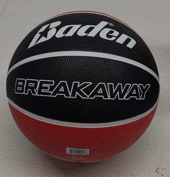 Baden | Legend Court Canvas | Creative Design Outdoor Rubber Game Basketball | Youth & Adult Size 5,6,7 Red & Black