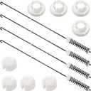 4Pcs (26.7in) Washer Suspension Rod Kit Replaces for Amana NTW4516FW1 NTW4516FW2, Whirlpool WTW4800BQ1 WTW4616FW2 WTW4815EW0 WTW4815EW1 WTW4816FW1 Washer