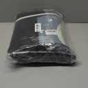 Nanspring Extra Long Black Curtain 102 inches Long 2 Panels Set for Living Room Back Tab Modern Farmhouse Muslin Look Decor Cotton Textured Sheer Linen Curtains 102 inch Length for Large Window