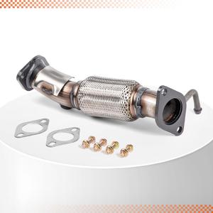 Exhaust Front Flex Pipe Compatible with 2011-2014 Hyundai Sonata 2.4L FED without Sport Package (Non-Hybrid) Replaces OEM# 286103Q110 (VK-52547-D)