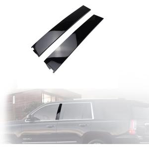 2pcs Front Driver & Passenger Side Windshield Outer Pillar Trim Molding Kit Fits for GMC Yukon XL/Chevy Suburban Tahoe/Cadillac Escalade 2015 2016 2017 2018 2019 2020 Replaces 926-241 926-242