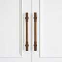 10-Pack 8 Inch Hole Center Antique Brass Cabinet Pulls Solid Heavy Duty Cabinet Pull is Suitable for Drawers Dressers Handles Kitchens Bathroom cabinets