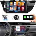 Car Play for Corolla Radio Touch Screen Wireless Apple Carplay Android Auto, Leadfan 10.1" Car Stereo for Toyota Corolla 2013 2014 2015 2016 Android Head Unit Media Player GPS Navi BT FM Camera SWC