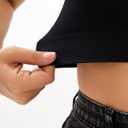 Sports Bras, Comfort Bras for Women, Seamless, Wireless, Sleep Yoga Bras with Removable Pads (Large, Black)