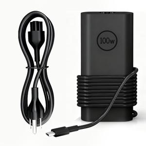 100W USB C Charger Replacement for Dell Latitude 5540 5440 7440 5340 7340 7640 9440 2-in-1, Precision 5480 3580 3480 3581 5680,14 16 5000 7000 5430 7430 7440 5630 Laptop Power Cord
