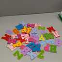 78PCS Iron-on Letter Patches A-Z Embroidered Alphabet Applique Sew-on Letter Patches with Iron-on Adhesive for Decorating Repair Hats Shirts Jeans Bags