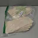 Lightnpro Flax Linen Napkins Set of 12 Hemstitched Dinner Cloth Napkins, Washable and Reusable Natural Flax Napkins for Dining, Parties, Weddings, Holiday & Everyday Use 18x18 Inch Natural Color