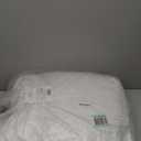 22x22 Decorative Throw Pillow Inserts-Down Feather Pillow Inserts-Square-Cotton Fabric-Set of 2-White.