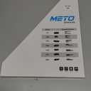 METO T6 Silicone Windshield Wiper Blades, 22 and 22 inches (set of 2) (22"+22" (Pair for Front Windshield))