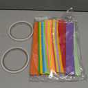 Lincia 600 Sheets Christmas Paper Chain Garland, Construction DIY Crafts Chain Strip for Thanksgiving Winter Party Decor, 1x8 Inch with Double Sided Tape (Bright)