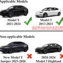 Glove Box USB Hub for Tesla Model Y 2021-2024 and Model 3 2021-2023, 4-in-1 Multiport Glovebox Docking Station Accessories for Dashcam Flash Drive Charger Data Transfer Games Music