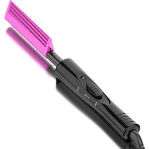 Dual Voltage hot Comb,450F Hot Comb for Wigs, Ceramic HotComb for Black Hair,Electric PressingComb for Natural Black Hair, Fast Heating straightening Comb for Lace Front Wigs