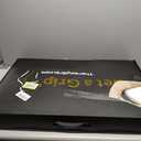 BackBadger Flex Massage Gun Holder for Hard to Reach Areas, Adjustable Ergonomic Handle, for Full-Body Muscle Pain Relief in Back, Neck, Shoulders, Legs, Feet, Compatible with Most Massage Guns