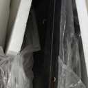 Round Dining Table for 4,Kitchen Dining Room Circle Dinner Pedestal Table,Space Saving Wood Kitchen & Dining Room Furniture (Black, 47In)