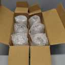 Restaurantware Otto 5 Ounce Whiskey Glasses Set Of 6 Paneled Rocks Glasses - Fine-Blown Tempered Heavy Base Dishwasher-Safe Clear Glass Scotch Glasses For Cocktails Or Liquors