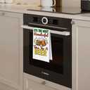 Christmas Beer Kitchen Towels - Beer Gifts Waffle Decorative Dish Towels, Christmas Drinkers Hand Tea Towel for Kitchen Bar Cart, 16x24 Inches