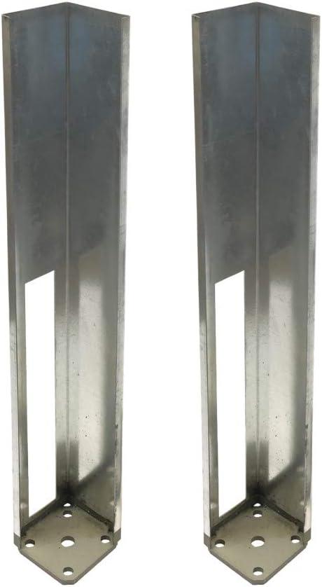 Vinyl Fence Concrete/Wood Post Mount Tower with Mounting Kit (4"x4"x36" (2 Pack))