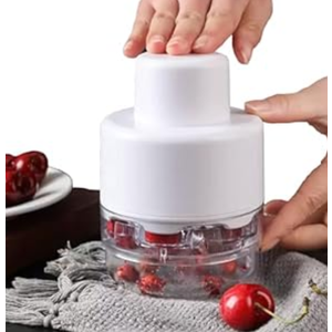 Multi Cherry Pitter Tool, Cherry Stone Remover for Multiple Cherries, Remove 7 Stones One Time, Fruit Pit Stoner for Kitchen Cherry Jam, Quick-Release Multi-Cherry & Olive Pitter (Red)