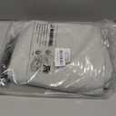 MIULEE 84" Long Scalloped Shower Curtain Linen Textured with 12 Metal Hooks Cute Extra Long Heavy Duty Washable Waterproof Cloth Spring Shower Curtains with Black Border for Bathroom Hotel,Sage Green