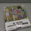 Henkelion Weighted Vest Weight Vest for Men Women Kids Weights Included, Body Weight Vests Adjustable for Running, Training Workout, Jogging, Walking (12 lbs, Black)