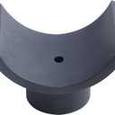 Bottle Jack Adapter Saddle - Jack Adapter for 3 Inch Axle Tube - Black Lifting Axles Saddle Made of Steel 3"