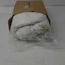 Mattress Topper Twin XL Size, Cooling Extra Thick Breathable Viscose Made from Bamboo Mattress pad, Soft Quilted Fitted Mattress Cover with 1000 GSM Down Alternative Fill (8-21Deep Pocket) (White)