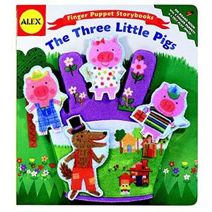 Alex Toys Finger Puppet Storybooks: The Three Little Pigs