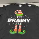 The Brainy Elf Christmas PJS Matching Pajama T-Shirt, L
