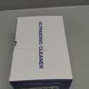 Ultrasonic Retainer Cleaner Machine 48kHz Denture and Aligner Cleaning Pod for Mouth Guards Night Guards Dental Trays Braces Toothbrushes Jewelry with 200ML Capacity (White)