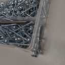 Pocket Hole Screws Assortment Kit, 380Pcs in 4 Sizes #8 x 1, 1-1/4", 2", 2-1/2", Coarse Thread Wood Screws with Square Drive, Zinc Plated Pocket Screws, Self Tapping, Drive Bit Included