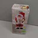 Xmas Dancing Santa Claus Music Animated Electric Santa Figure for Tabletop Decor Christmas Ornament for Home Decoration and Holiday Parties