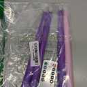 Abkshine Set of 4 Battery Operated Flameless Taper Candles for Advent Wreath - 3 Purple, 1 Pink - Flickering Candles for Home, Church, School Decor