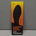 EstCarbon - Carbon Fiber Insole - 1 pc, Men 6.5-7, Women 7.5-8 - Unisex Orthotic Shoe Insert - Stiff Foot Plate - Turf Toe, Hallux Rigidus, Flat Feet, Plantar Fasciitis, Mortons Extension