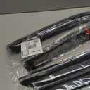 Window Visor Compatible with 2005-2007 Honda Odyssey, Acrylic Black Slim Style Sun Rain Guards Cover by IKON MOTORSPORTS, 2006