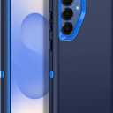 for Samsung Galaxy S25 Plus Case Heavy Duty Protective Shockproof Dropproof 3-Layer Full Body Protection [Without Screen Protector] Tough Rugged Case for Galaxy S25 Plus,Navy Blue