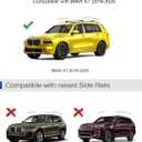 Wonderdriver 300lbs Roof Rack Cross Bars Compatible with BMW X7 G07 2019-2026 with Raised Side Rails, Heavy Duty Aluminum Lockable Roof Rails Crossbars Cargo
