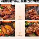 VEVOR Shawarma Grill Machine - 2 String Barbecue Capacity Chicken Shawarma Cooker Electric Broiler Gyro Rotisserie Oven Doner Kebab Grill for Home, Restaurant, Kitchen Parties