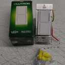 Lutron Maestro LED+ Dual Dimmer and Switch | 75-Watt LED Bulbs/2.5A Fans, Single-Pole | MACL-L3S25-WH | White