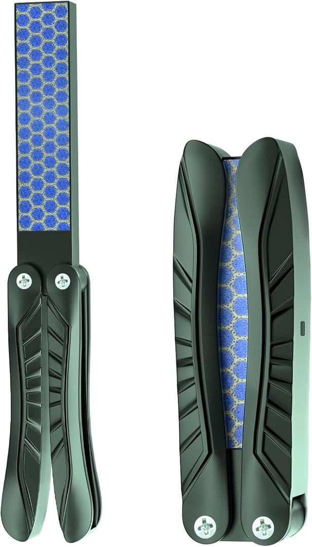 Foldable Nano Glass Foot Callus Remover Foot Scrubber Foot File, Portable Double-Sided Dead Skin & Callus Removal Tool for Home & Travel Use (dark green)