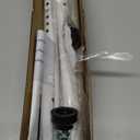 BeBecome Sliding Door Security Bar17-50 inch Adjustable Patio Door Security bar with Rubber Tips Apartment Bedroom Bottom of Door Heavy Duty Interior White