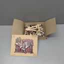 Jigfoxy Wooden Puzzle for Adults, DragonLi Cat Wooden Jigsaw Puzzles for Adult, Unique Animal Shape Wood Cut Puzzles, Christmas Thanksgiving Gifts for Friends Family (Size L 13.4x10.8 280 Pieces)