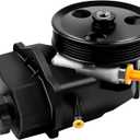 ECCPP Power Steering Pump with Reservoir Pulley fit for Chevrolet Monte Carlo 2006 2007, Chevrolet Impala 2006 2007 2008 2009 2010 2011 Replace # 20-69989