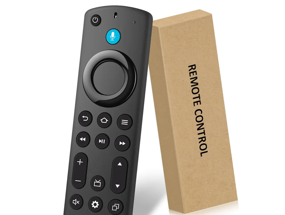 Replacement Voice Remote Control for Smart TV Stick, TV Cube/4K Max, for AMZ TVs Omni/QLED/2/4 Series, and for All Insignia/Toshiba/Pioneer Smart TVs